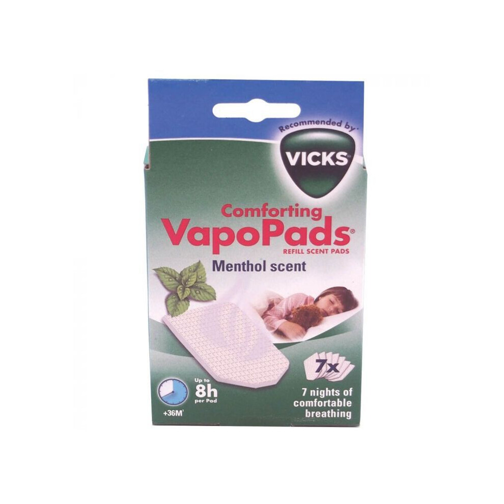 Vicks Comforting VapoPads Refill Scent Pads Menthol Scent 7's