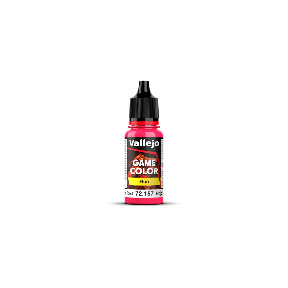 VAL72157 - AV Vallejo Game Color 18ml - Fluo - Fluorescent Red