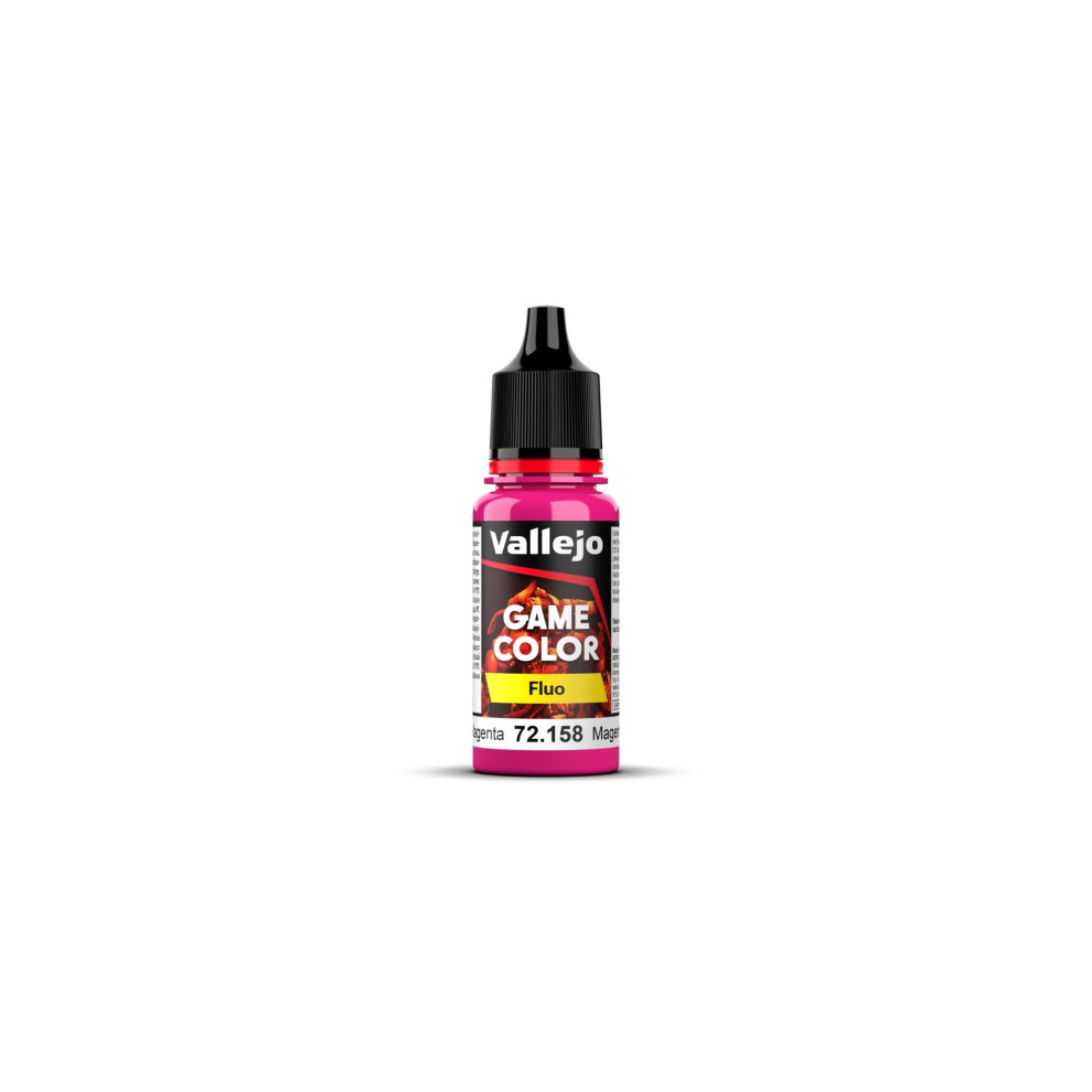 VAL72158 - AV Vallejo Game Color 18ml - Fluo - Fluorescent Magenta