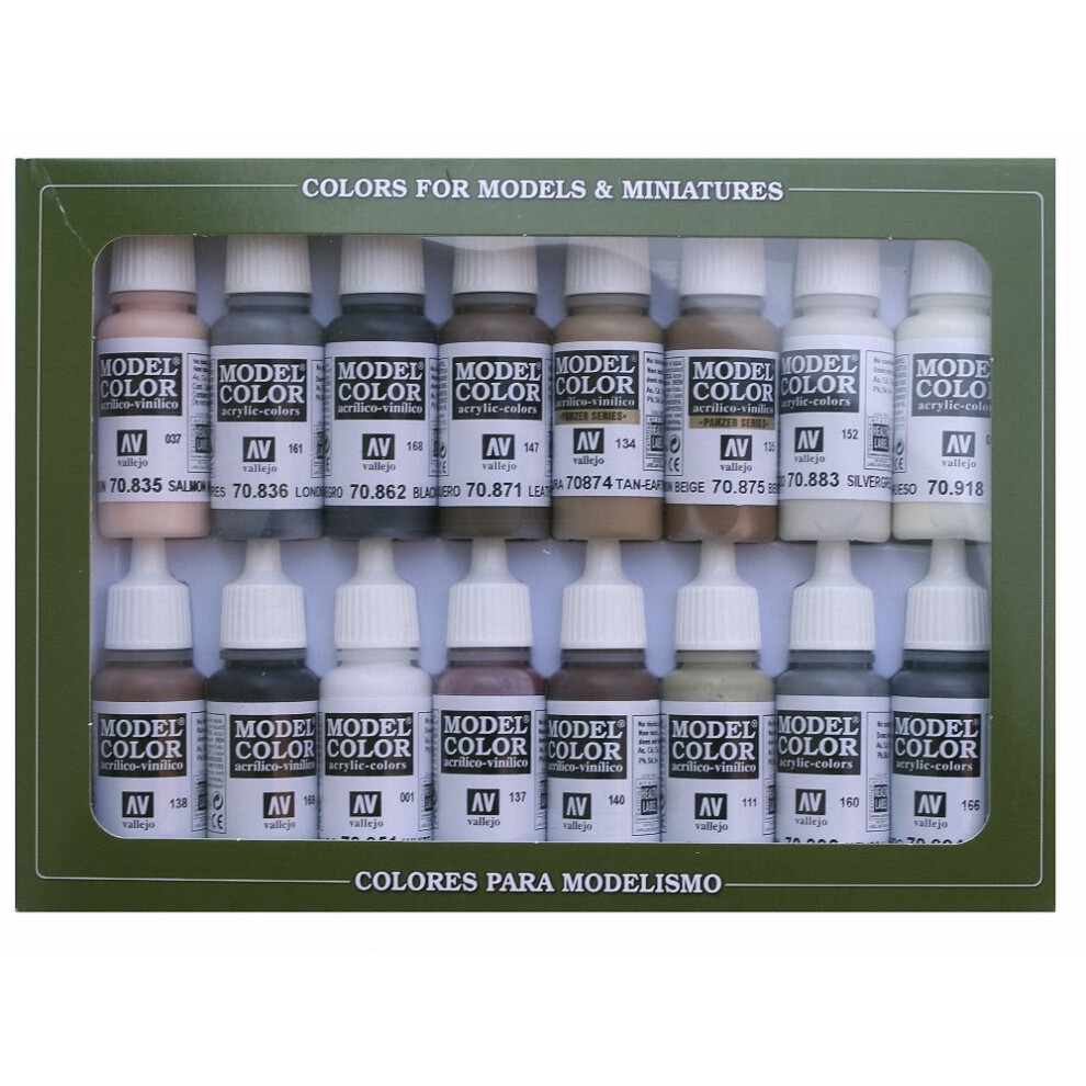 VAL70144 - AV Vallejo Model Color Set - Equestrian Colors (x16)