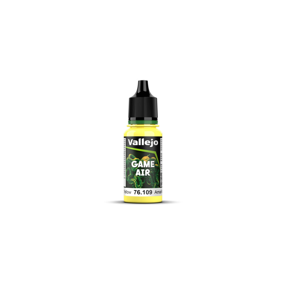 VAL76109 - AV Vallejo Game Air 18ml - Toxic Yellow