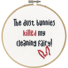 D70-74628 - Dimensions Counted X Stitch - Dust Bunnies