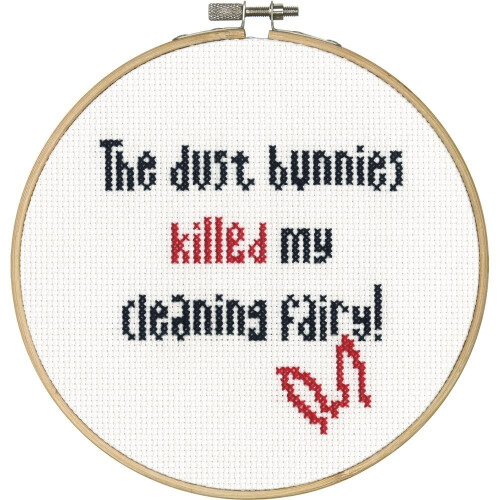 D70-74628 - Dimensions Counted X Stitch - Dust Bunnies