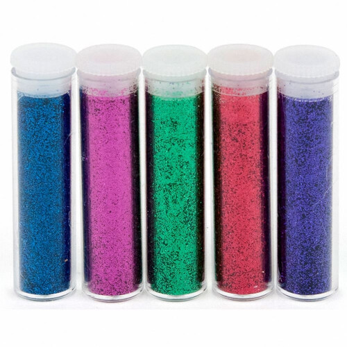 D55-34017 - * EK Success - Glitter 5-Pack: Primary Colors