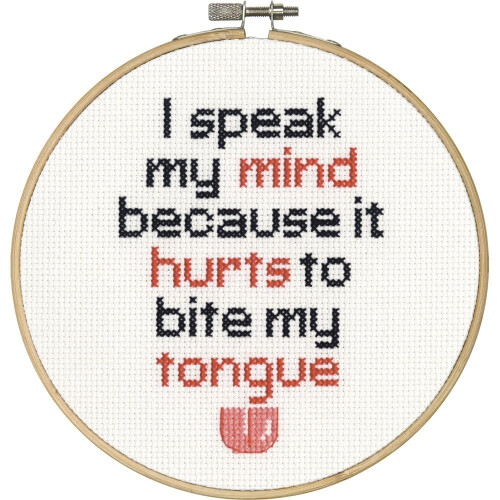 D70-74639 - Dimensions Counted X Stitch - Speak My Mind