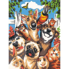 DPW91679 - Paintsworks Learn to Paint 9" x 12"- Pet Selfie