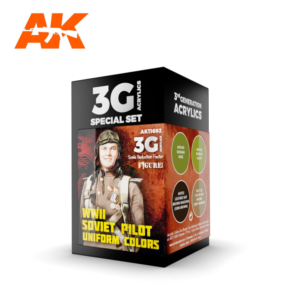 AK11692 - AK Interactive Set - WWII Soviet Pilot Uniforn Colors