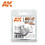 AK00620 - AK Interactive - Mix 'N' Ready Glass Jars 4 x 10ml 1