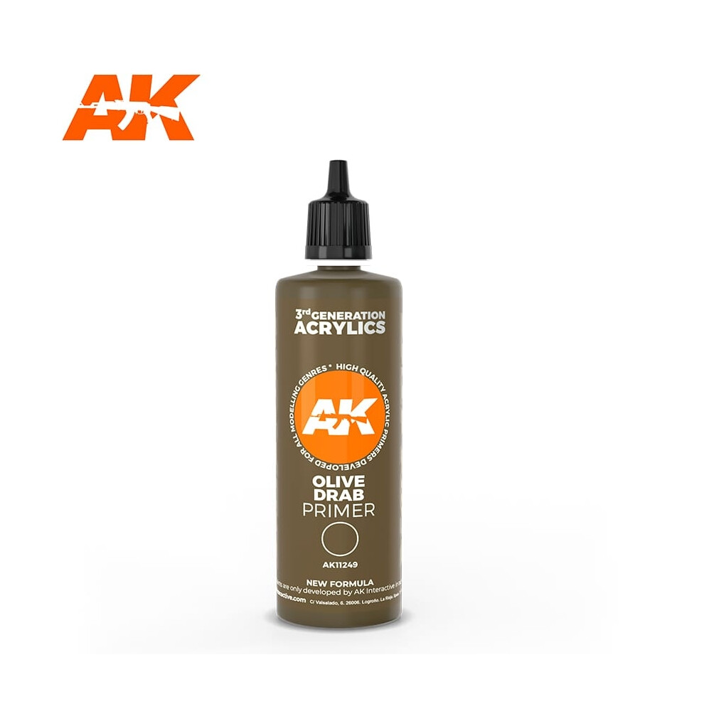 Big Ben Interactive Green Ak11249 - Ak Interactive - Olive Drab Surface Primer 100Ml Large