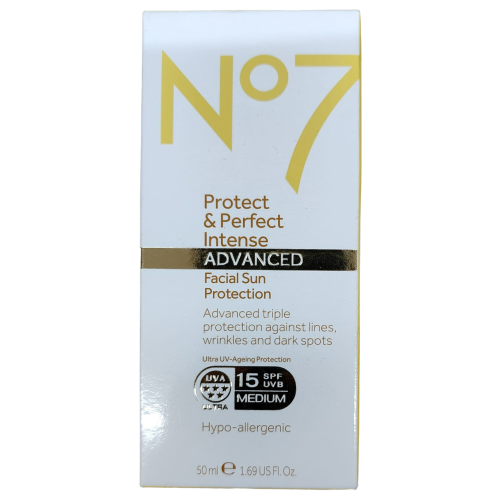 Boots No7 No7 Protect & Intense Advanced Facial Sun Protect SPF15 Medium 50ml