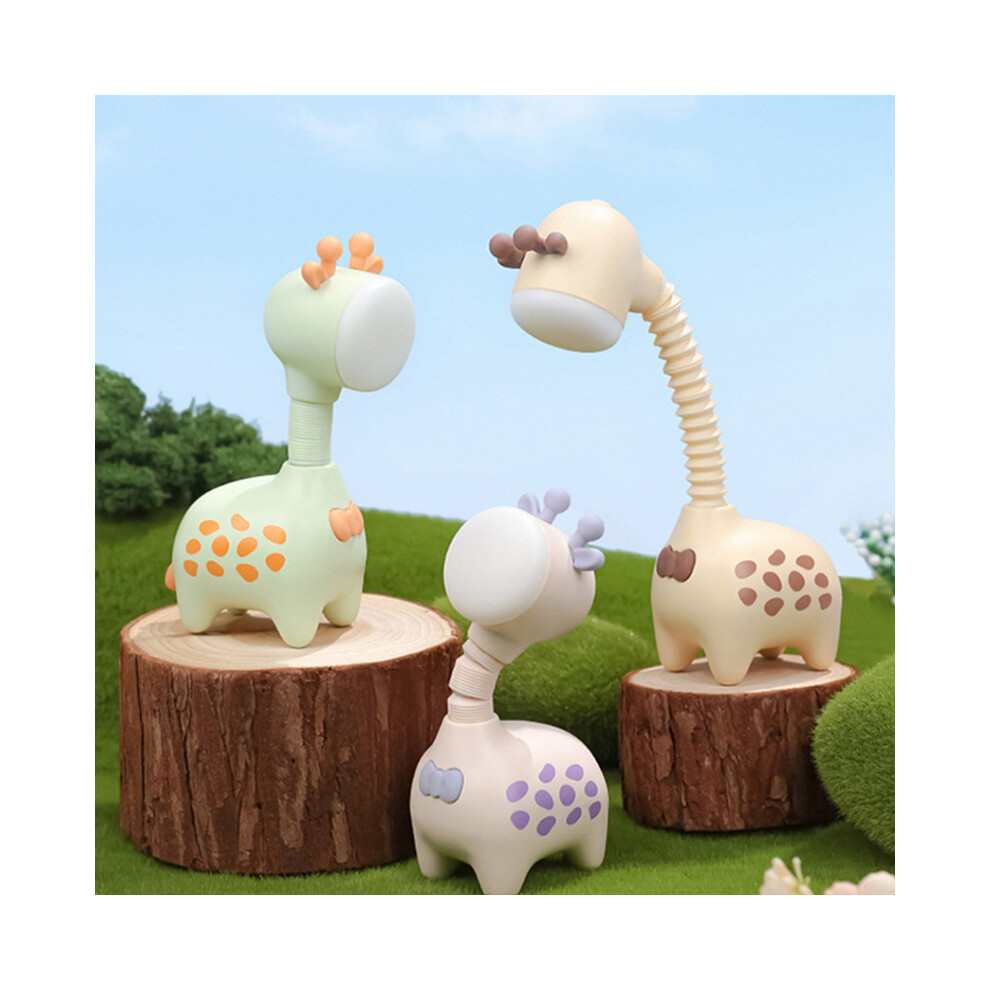 Lamp Night Warm Light Usb Three Options Cartoon Cute Flexible Giraffe Shaped