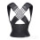 (Black, M) Anti Camel Sitting Posture Correction Belt Back Posture Corrector Adjustable 1