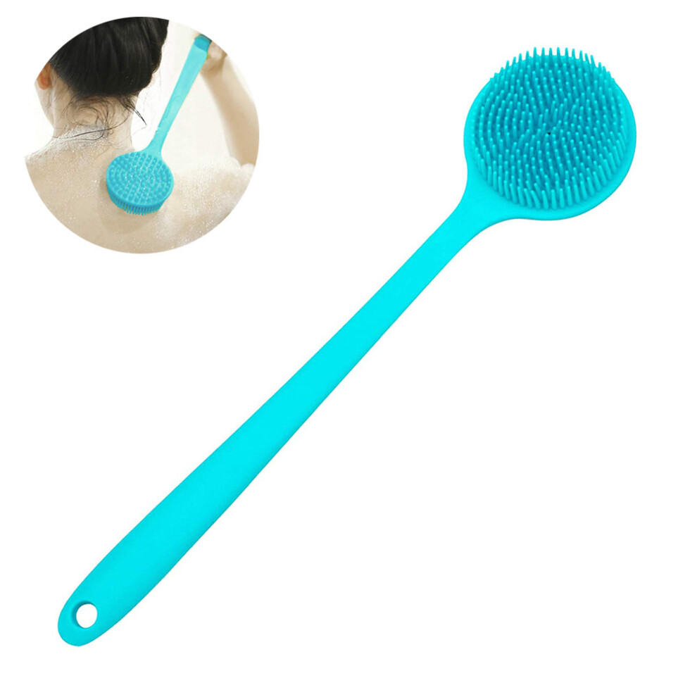 Limbo Silicone Back Scrubber Body Brush & Hair Scalp Massager Brush, Long Handle Shower Brush