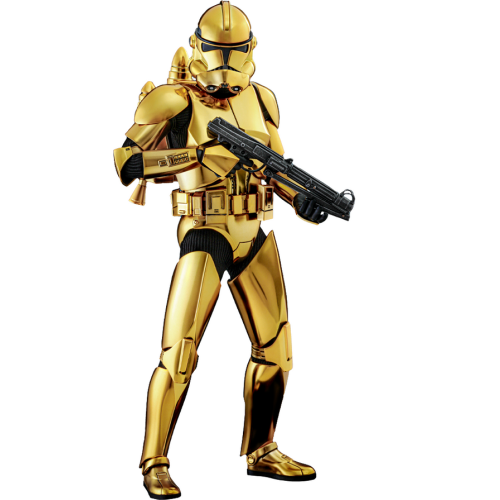 Hot Toys ειδώλιο Hot Toys MMS735 - Star Wars - Clone Trooper Gold Chrome Version