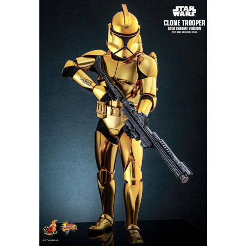 Hot Toys ειδώλιο Hot Toys MMS735 - Star Wars - Clone Trooper Gold Chrome Version 2