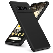 (Pixel 7 Pro, Black) For Google Pixel 7 Pro 7A 8 Pro Liquid Silicone Shockproof Phone Case