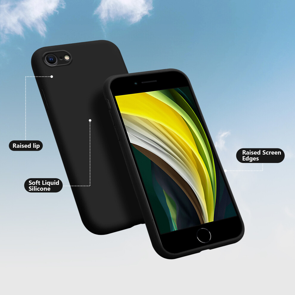 iphone-se-2020--black--for-apple-iphone-15-14-13-12-pro-max-se-2020---2022---7---8-liquid-silicone-shockproof-phone-case