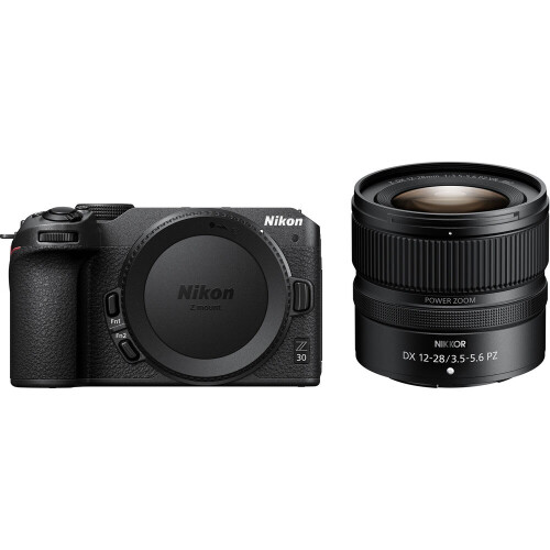 Nikon Nikon Z30 spiegellose Systemkamera mit 12-28 mm Objektiv