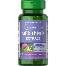 PURITAN'S PRIDE Milk Thistle Extract 1000mg 90 Softgel Capsules
