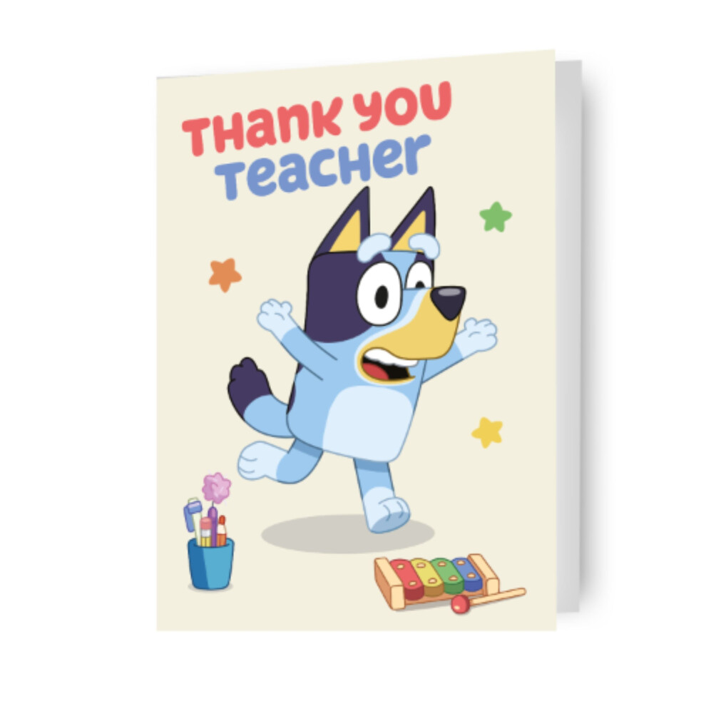 Bluey 'Thank You Teacher' Card