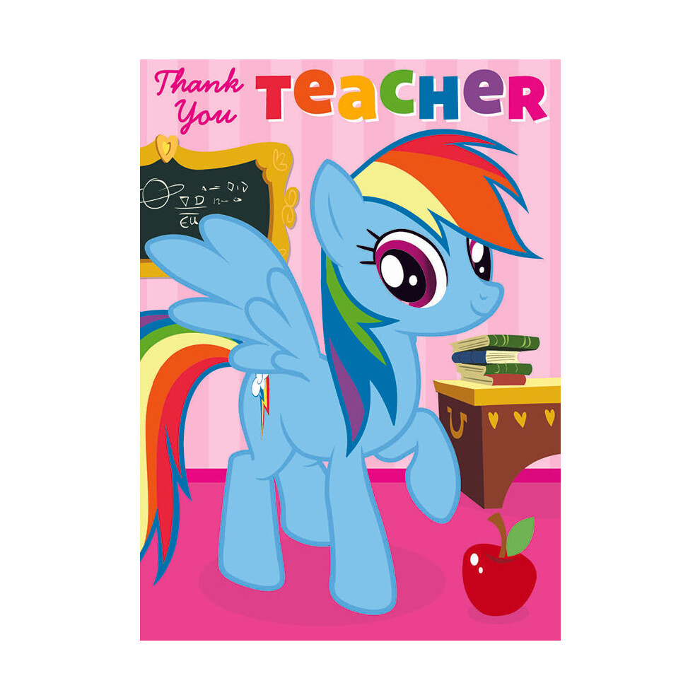 My Little Pony Thank You Teacher Card