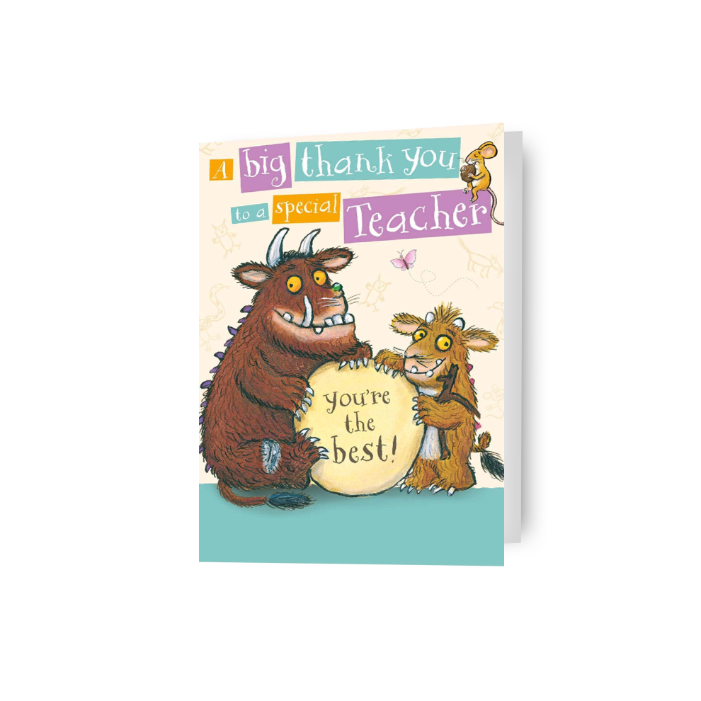 The Gruffalo "Thank You" Teacher Card