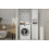 (White) Storage unit for washing machine - 64x50x97.5 cm 4