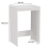 (White) Storage unit for washing machine - 64x50x97.5 cm 3