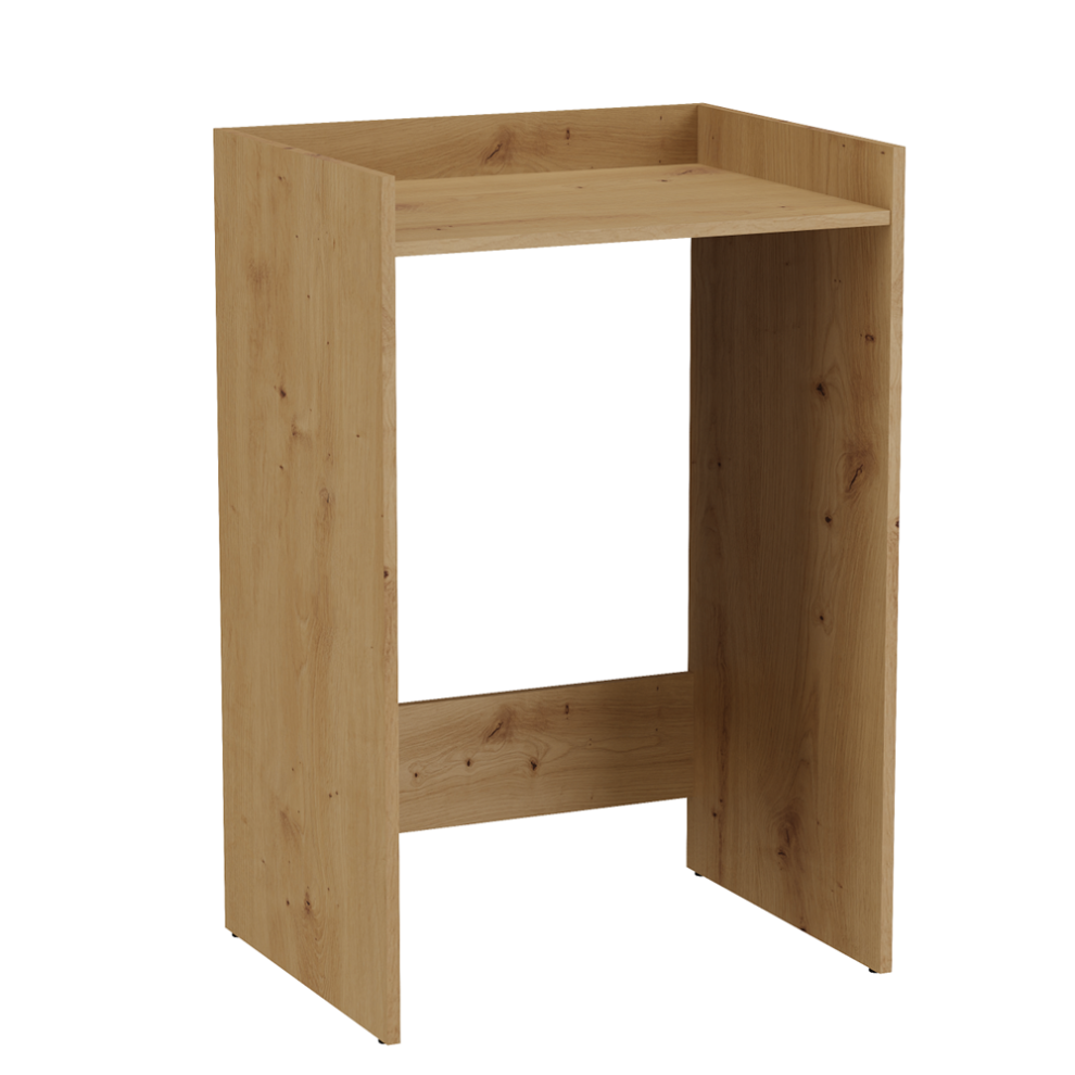 (Oak) Storage Unit For Washing Machine - 64x50x97.5 Cm