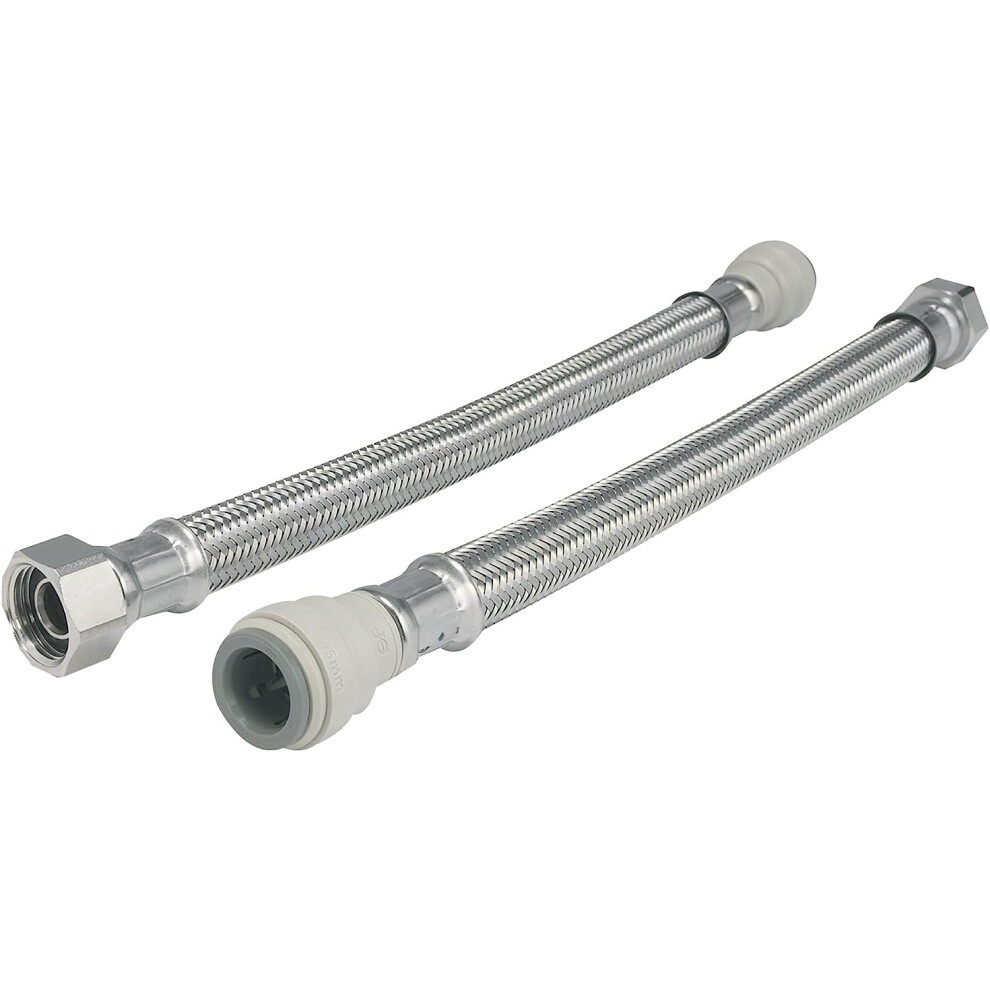 John Guest Speedfit Braided Hose 1000mm - 15mm X 1/2