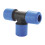 John Guest Speedfit  MDPE Blue Equal Tee 20mm UG201B 1