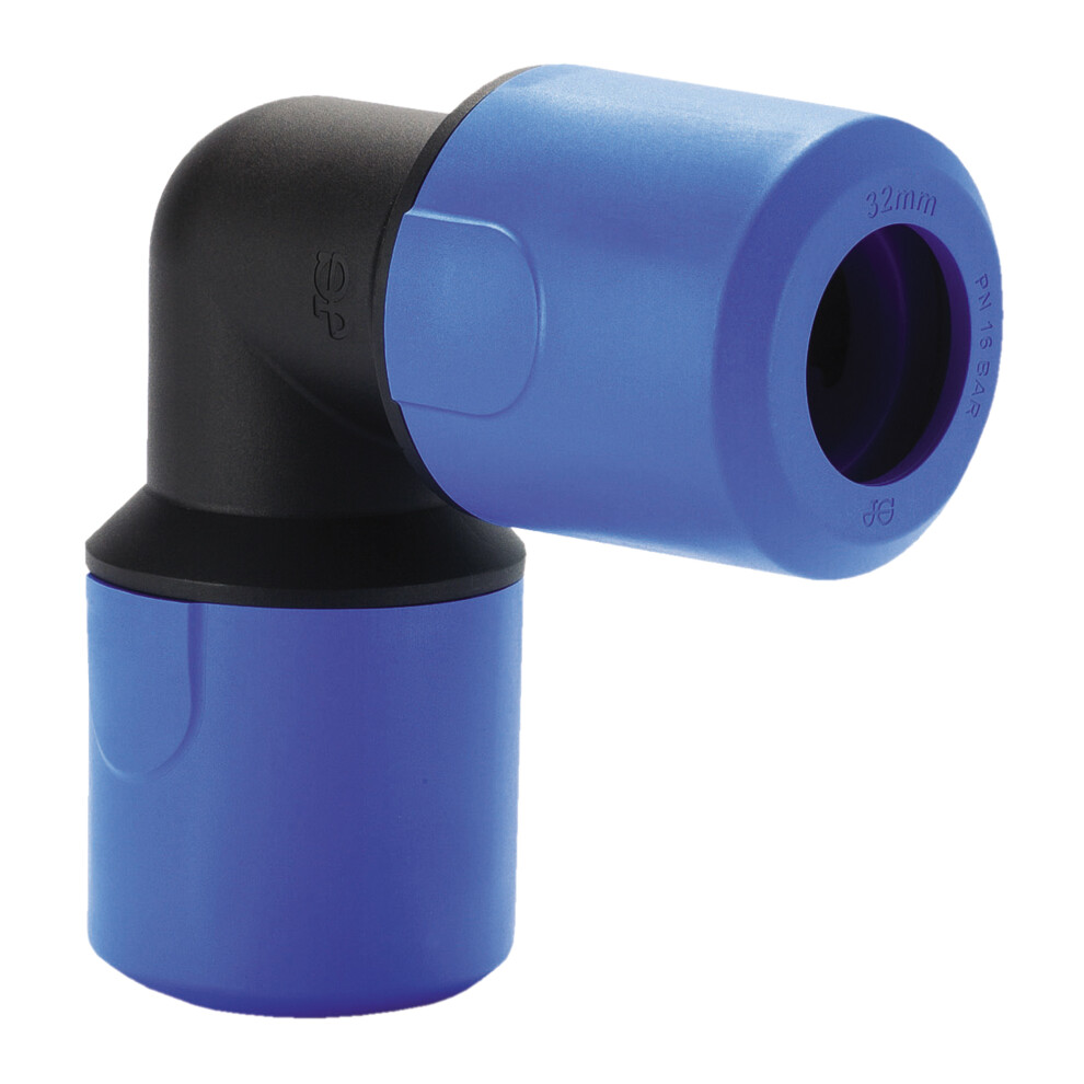 John Guest Speedfit Blue Mdpe Elbow 25Mm Ug302b 665628033559