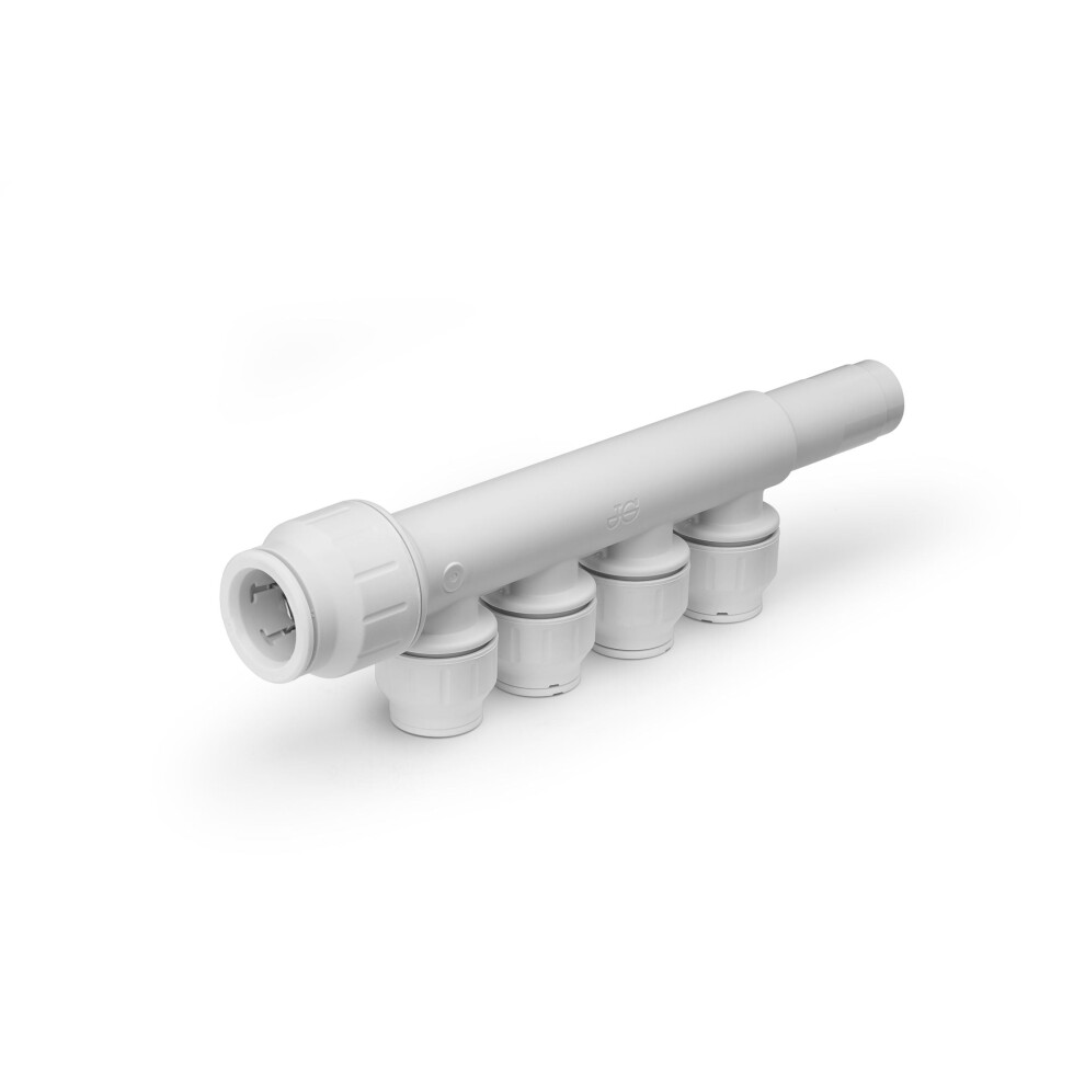 John Guest Speedfit 22Mm X 15Mm 4 Port Manifold With Stem Pem582215cw 5036124177217