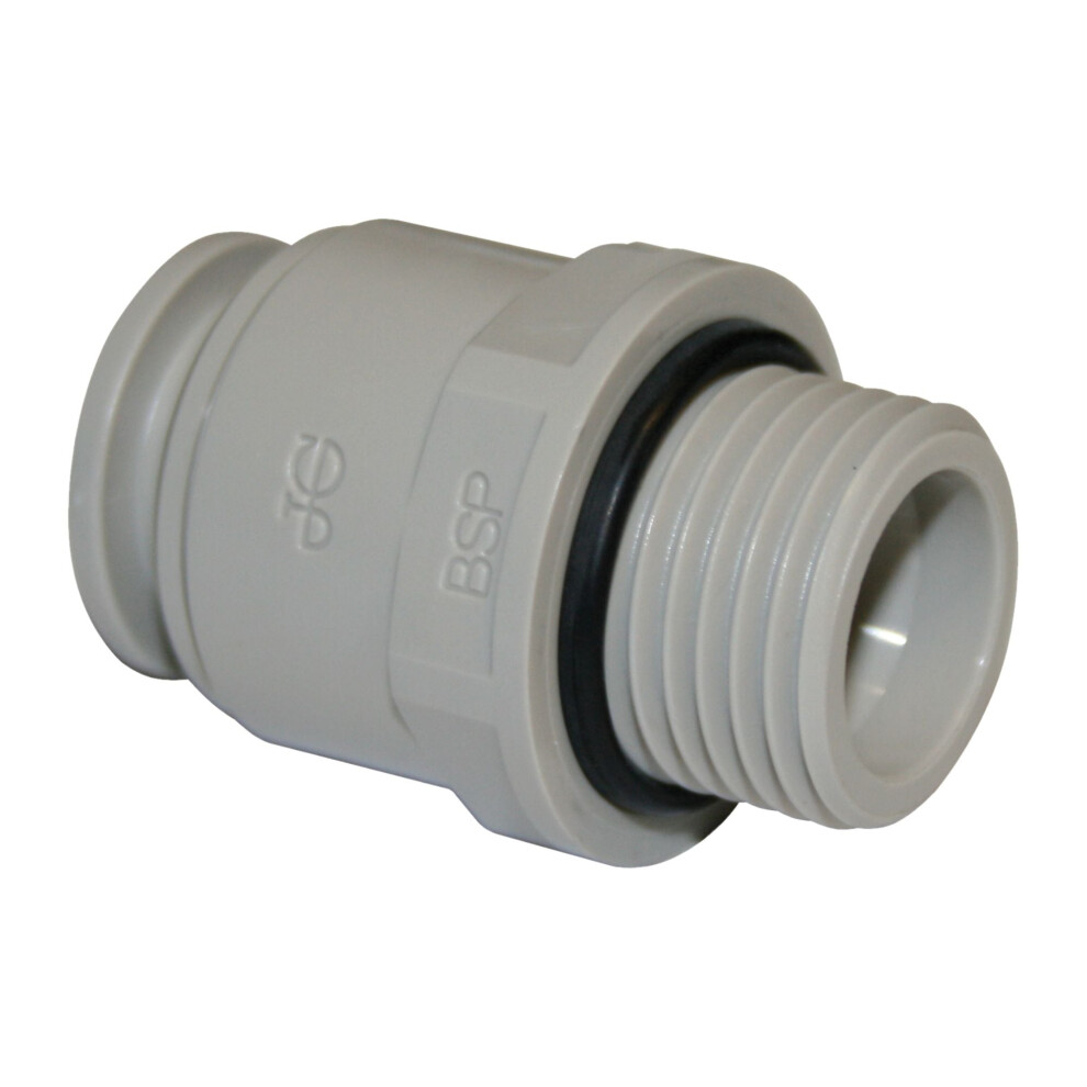 John Guest Speedfit Acetal Straight Adaptor 15Mm X 1?2_ Bsp (Pack Of 10) Cm011514s 665628039513