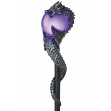 California Costumes Wizard Staff Accessory - 65.5in Dragon LED Prop, 3-Piece, Batteries Included (60710)