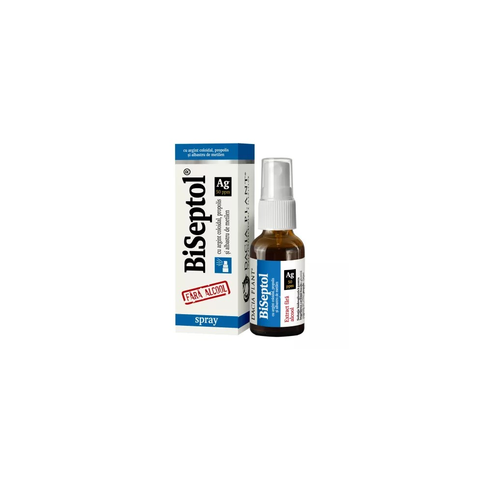 BiSeptol spray, 20 ml, Dacia Plant