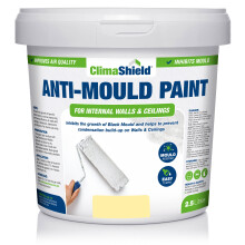 (2.5 Litres, Magnolia) SmartSeal Anti-Mould Paint - For Bathroom, Kitchen, Bedroom Walls & Ceilings - Protection Against Dangerous Mould