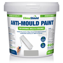 (2.5 Litres, Pale Slate) SmartSeal Anti-Mould Paint - For Bathroom, Kitchen, Bedroom Walls & Ceilings - Protection Against Dangerous Mould