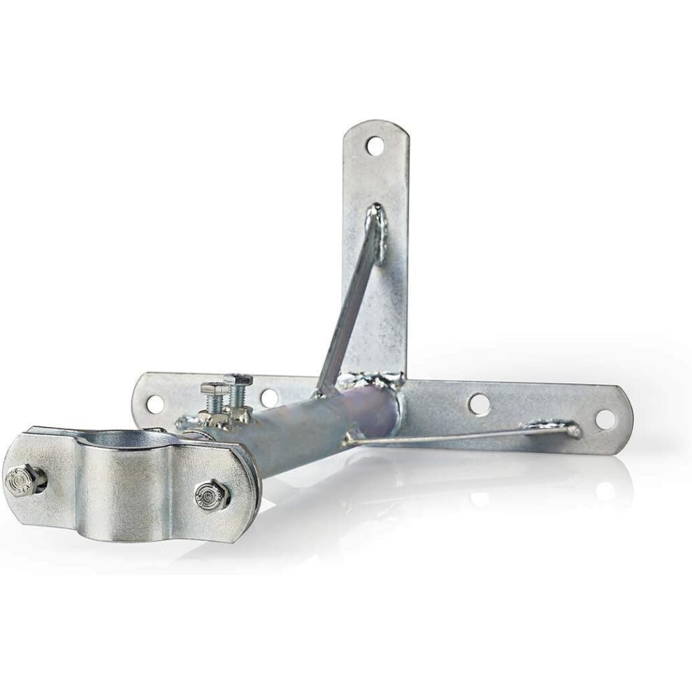 Steel Tv Aerial Mast Pole Wall Facia Loft Mount Adjustable 350Mm / 32 - 42 Mm 5412810298181