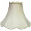 (16" Shade) Cream Single Scallop Table/Floor Lampshade 1