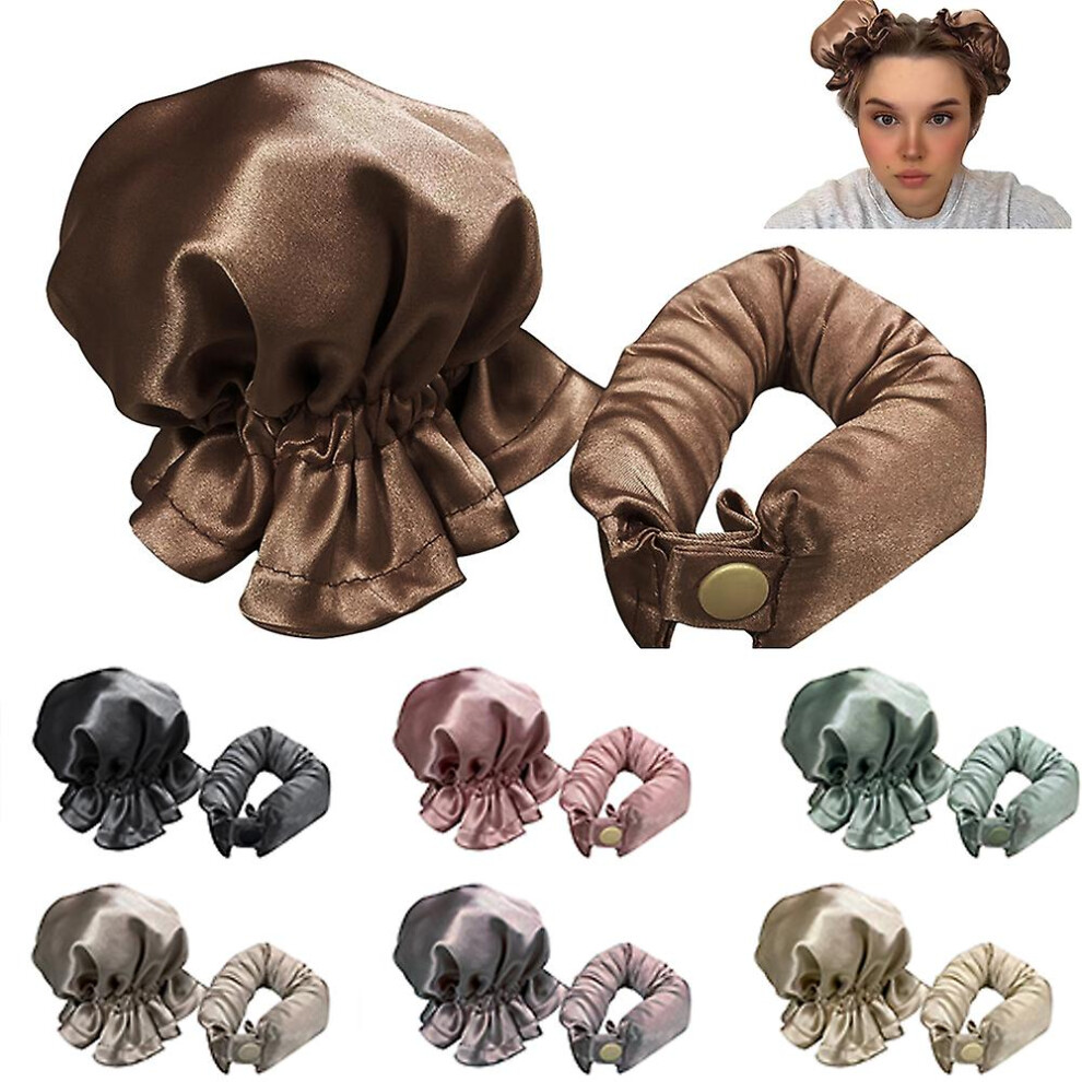 Beige (Beige) Heatless Hair Curler, Heatless Curls Headband Hair Curlers To Sleep In, Heatless Hair Curlers For Long Hair Medium Hair