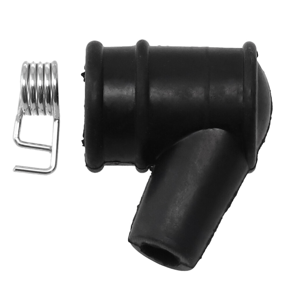 Spark Plug Cap Rubber Ignition Coil Cap Boot Cover Spring Replacment For 5mm HT Chainsaw Mower Blower Strimmer Parts Garden Tool