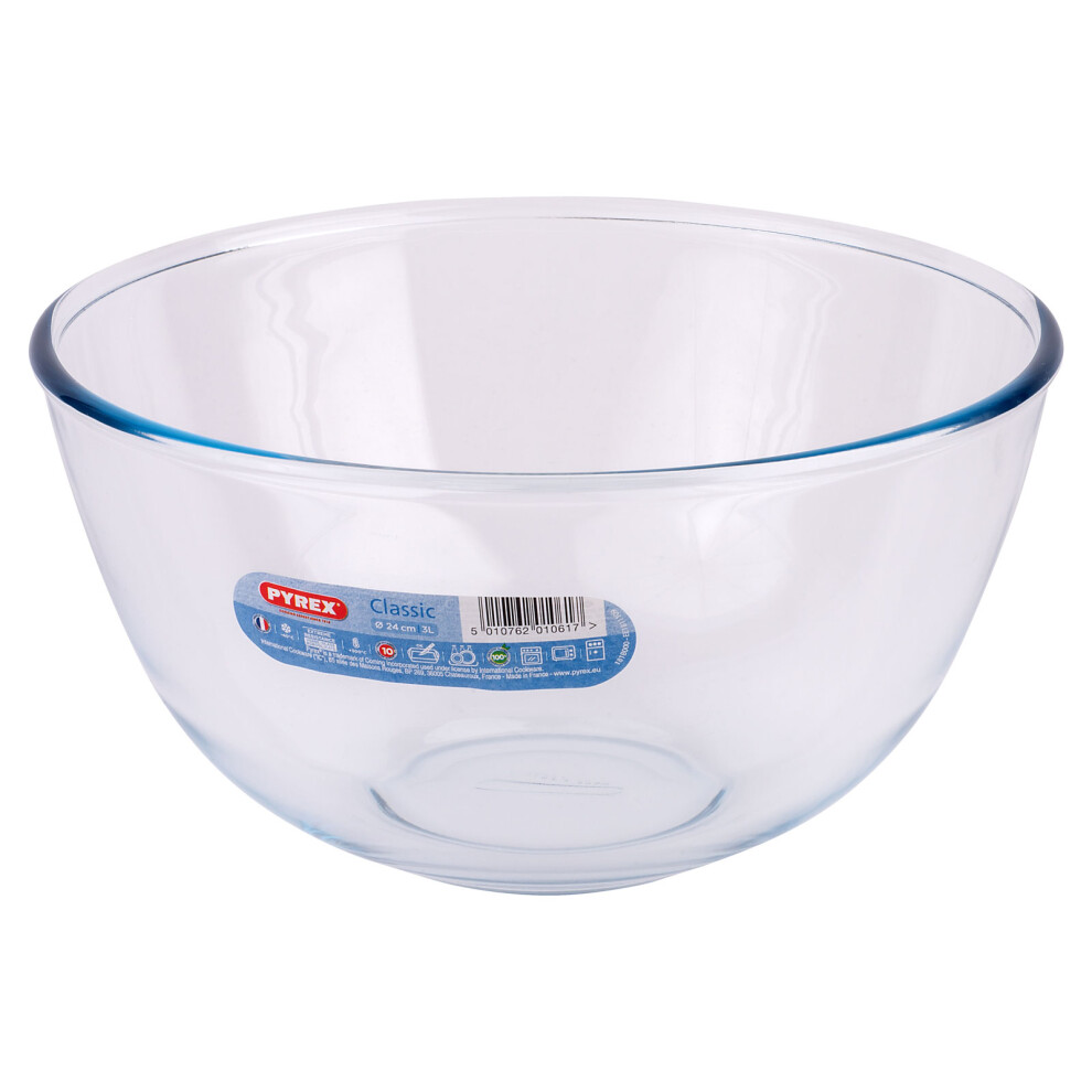 Pyrex Glass Mixing Bowl 3L