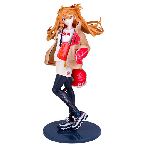 (Orange) Neon Genesis Eva Evangelion Asuka Anime Character Pvc Model Figure Collectors
