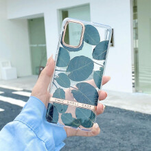 (Banana Leaf) For Samsung Galaxy S20 Fe Flower Tpu pc Shockproof Case