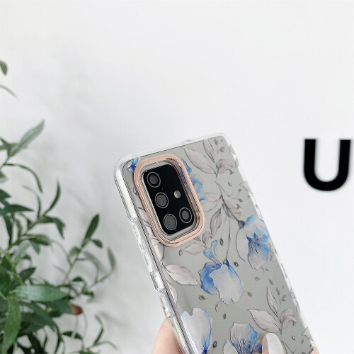 (Ewha) For Samsung Galaxy S20 Fe Flower Tpu pc Shockproof Case 1