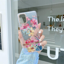 (Hibiscus) For Samsung Galaxy S20 Fe Flower Tpu pc Shockproof Case
