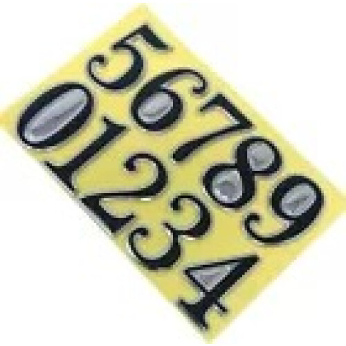 Pack of 2 Sticky Property Numbers 0-9 Sets Easy Identification