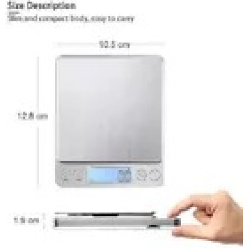 Microgadget Professional Digital Mini Table Top Scale 500g x 0.01g 1