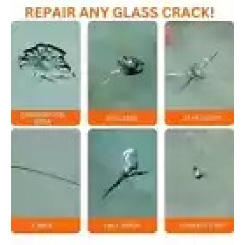 Windshield Repair Kit Fix Glass Chip Crack Car Windscreen Wind Screen 2